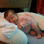 Úsměv po nepovedeném provztekaném pokusu o kojení