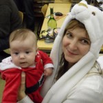 teta Terezka alá lední medvěd :-)