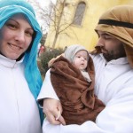 Svatá rodina v živém Betlémě - zrovna my, že? :-)