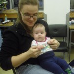 teta Stáňa (má zrovna narozeniny)