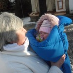 s babičkou v Hleďsebi