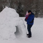 iglú ... už tu stálo, když jsme šli kolem