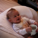 smějeme se na sebe s mámou