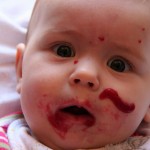 tak takhle to vypadá, když se pořádně foukne do lžičky, na které je přesnídávka s borůvkama :-)