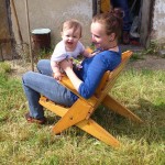 s tetou Verunkou při vyklízení kůlen