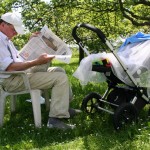 s drmoulským dědečkem při poobědové siestě