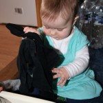 přebírání ponožek