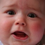 nešťastný obličej