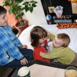 s Honzíkem a Hani, toho času ještě se všemi vlasy :-)