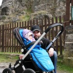 s tátou na hradě Kost