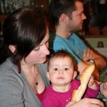 takhle u nás jíme rohlíky :-)