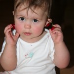 náušnice z třešní