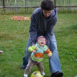 konečně mě taky přibrali do fotbalovýho zápasu!