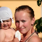 s tetou Verunkou v Rudný